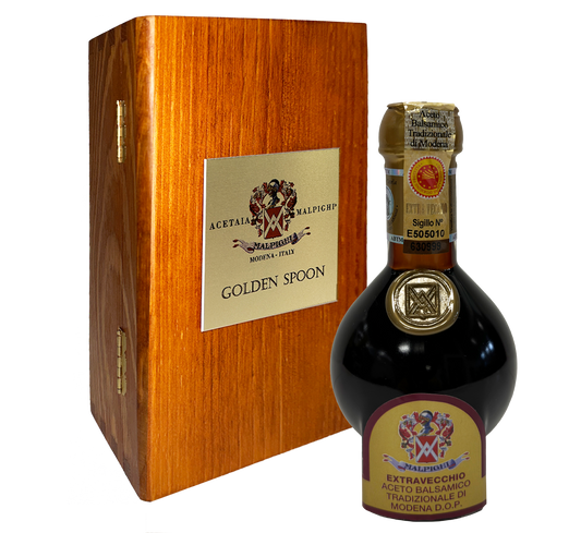 Vinaigre Balsamique Traditionnel de Modène AOP - Extra Vieux - "Golden Spoon" (100 ml.)
