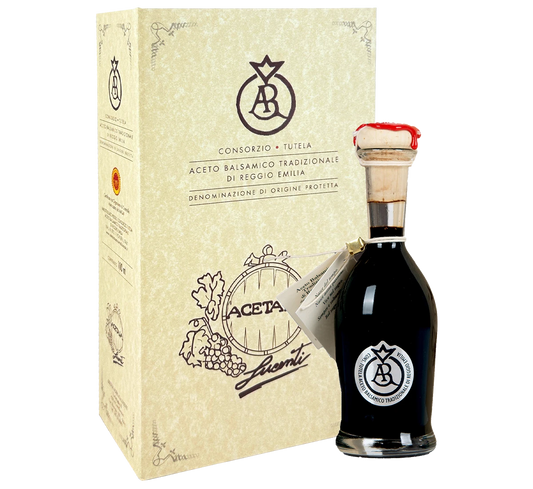Traditional Balsamic Vinegar of Reggio Emilia PDO - Silver - From 12 to 25 Years (100 ml. / 3.38 fl. oz.)