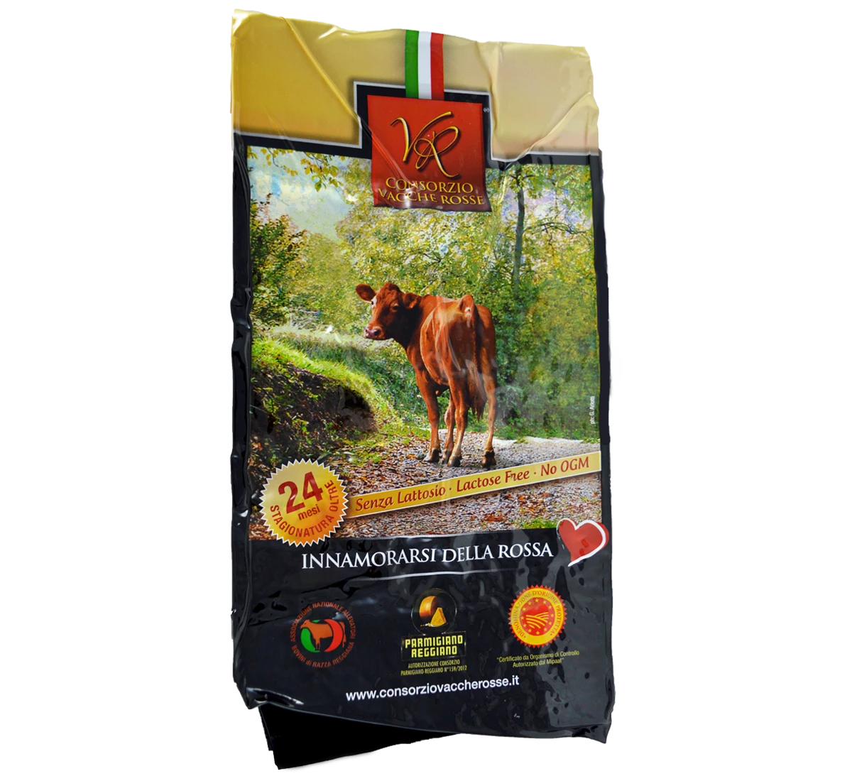 Parmigiano Reggiano DOP - Vacche Rosse - 24 Mesi (1 Kg.)