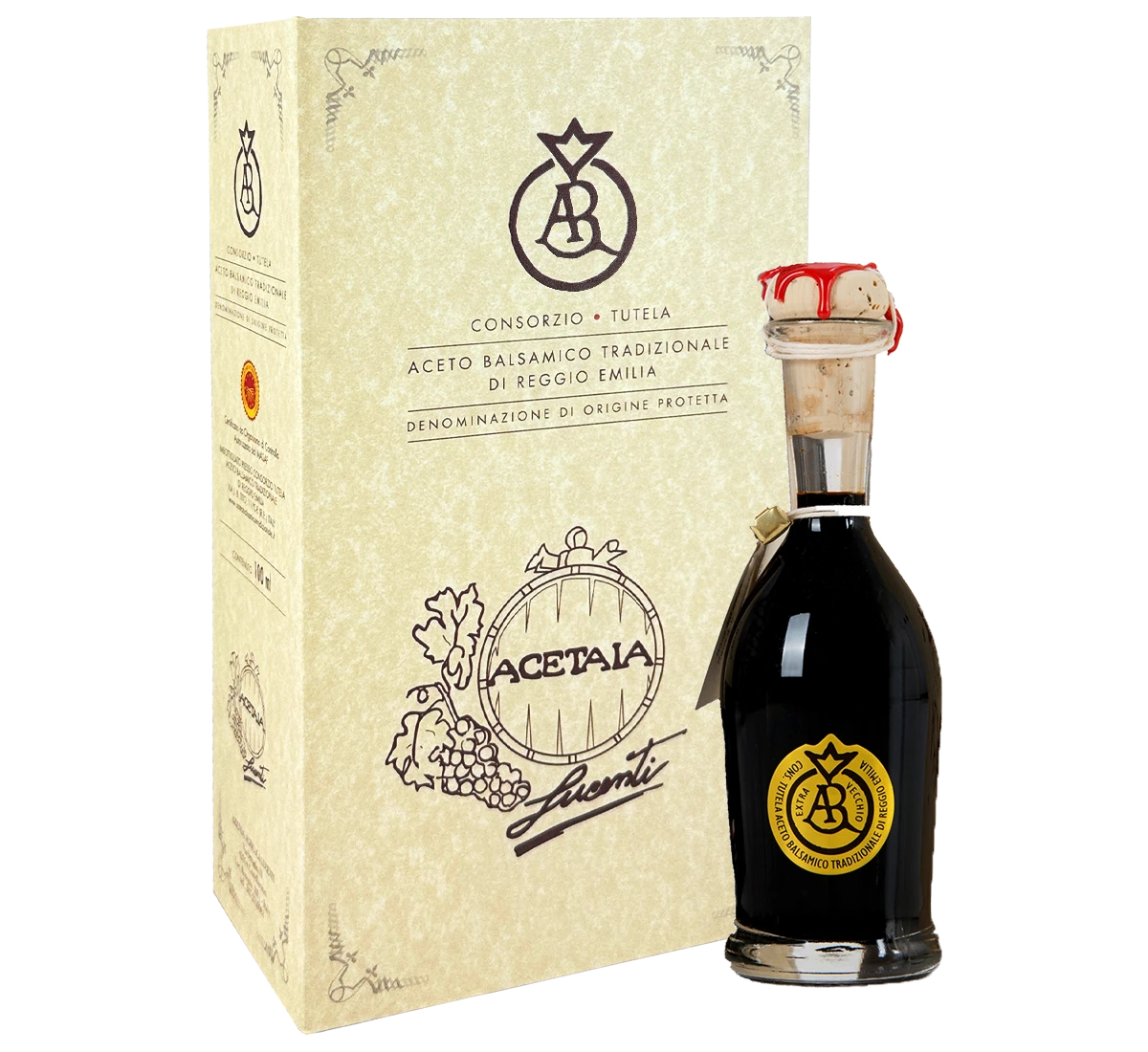 Traditional Balsamic Vinegar of Reggio Emilia PDO - Gold - Over 25 Years (100 ml. / 3.38 fl. oz.)